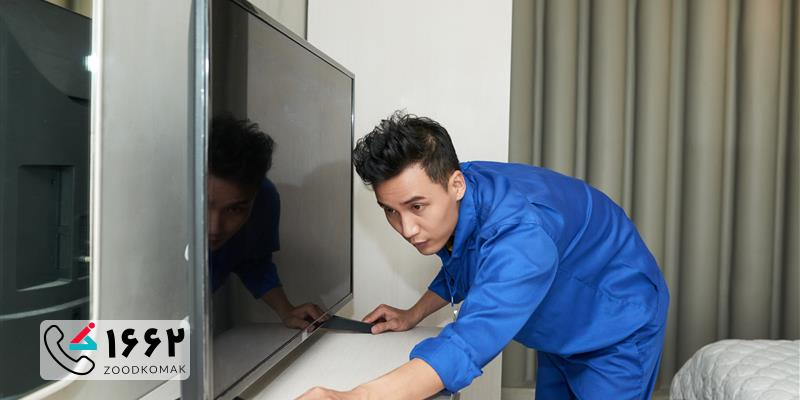 تلویزیون بوی سوختگی میدهد